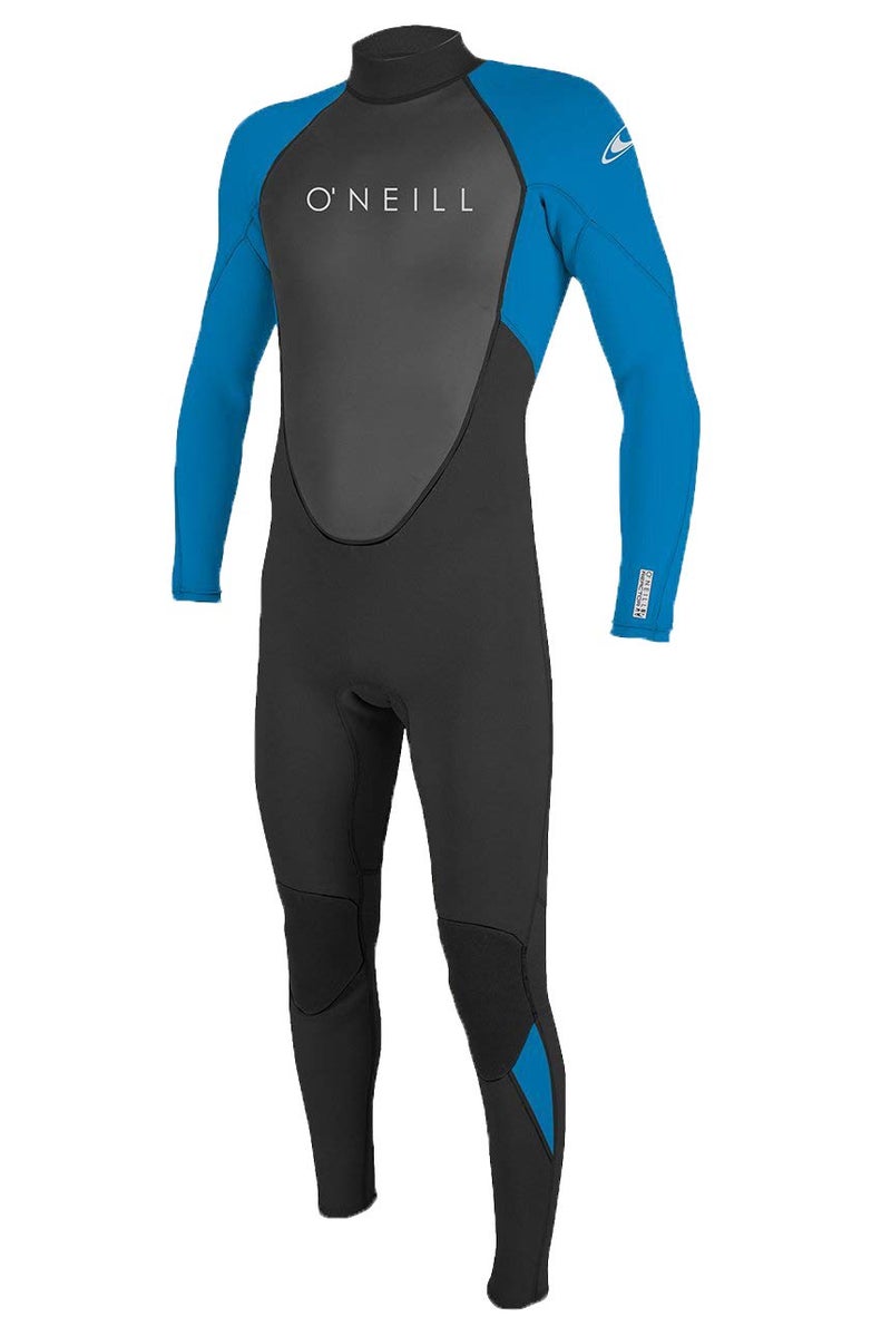 O'Neill Men's Reactor-2 3/2mm Back Zip Full Wetsuit, Black/Ocean, M - Image 1